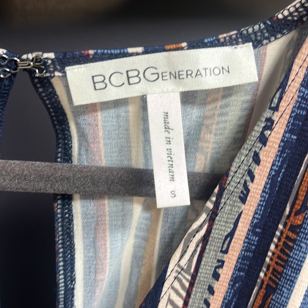 Bcbgeneration Multicolor Striped Romper!! Euc - image 3